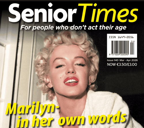 Irish Magazine Senior Times Features The Marilyn Diaries as Cover Story Ahead of Marilyn Monroe Centenary