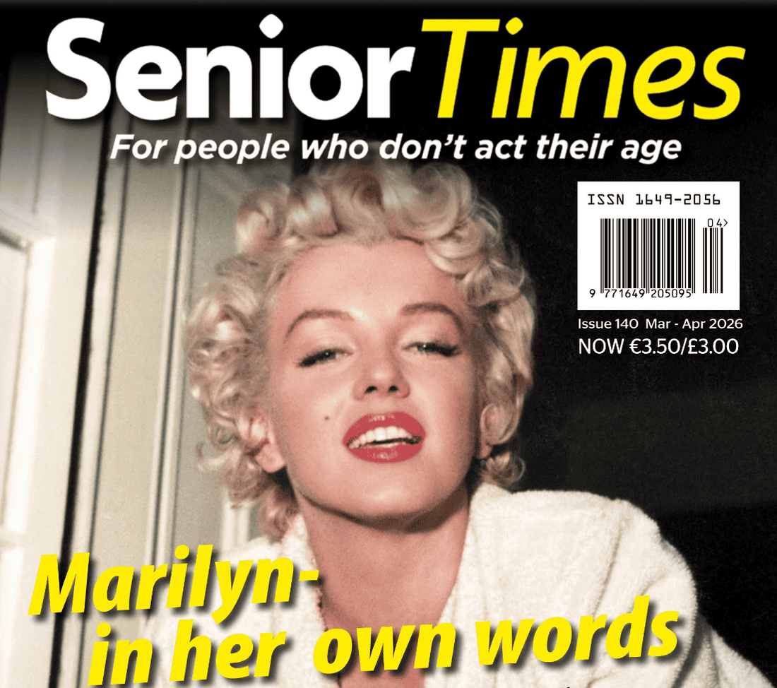 Irish Magazine Senior Times Features The Marilyn Diaries as Cover Story Ahead of Marilyn Monroe Centenary