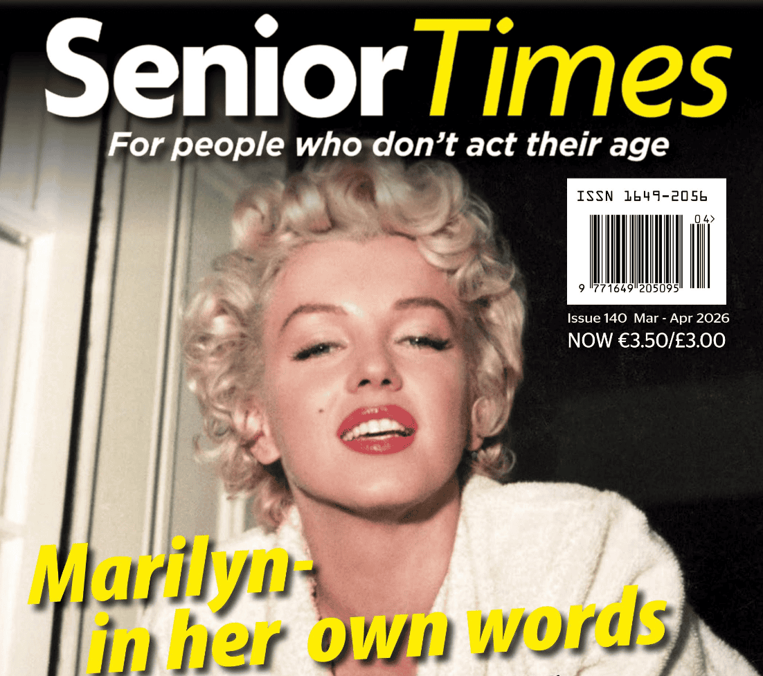 Irish Magazine Senior Times Features The Marilyn Diaries as Cover Story Ahead of Marilyn Monroe Centenary