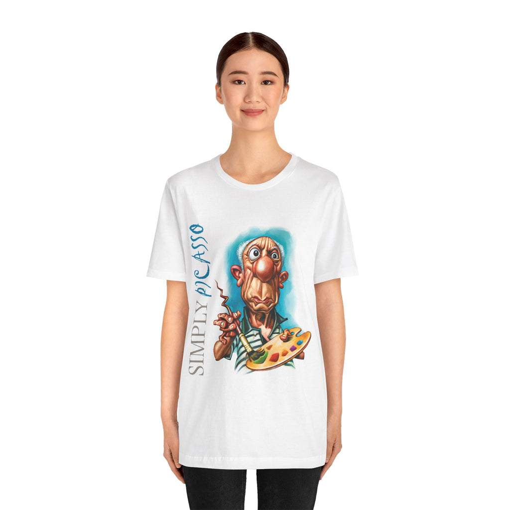 Simply Picasso Unisex Tee - Spanish Artist & Modernist Icon Lightweight T-Shirt
