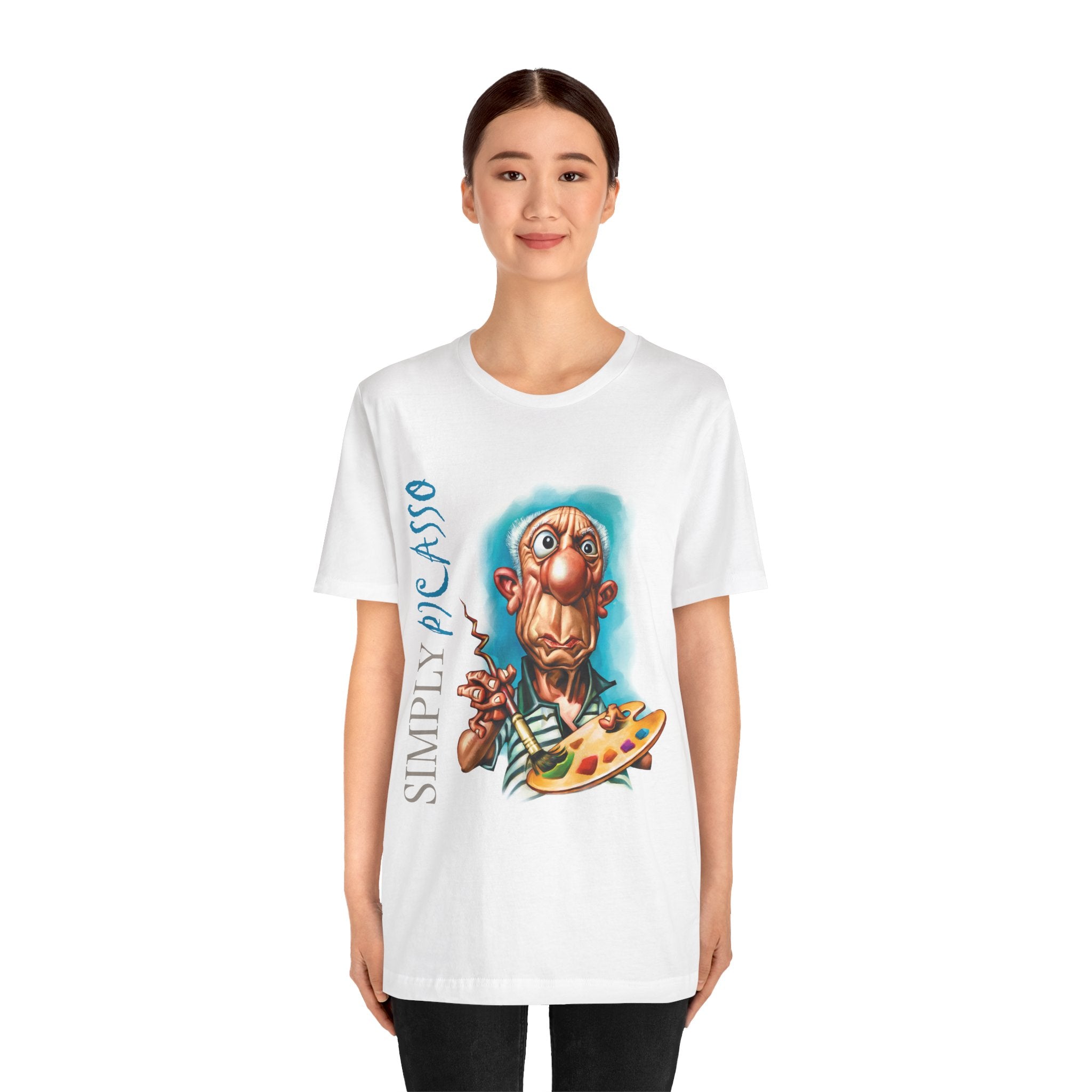 Simply Picasso Unisex Tee - Spanish Artist & Modernist Icon Lightweight T-Shirt