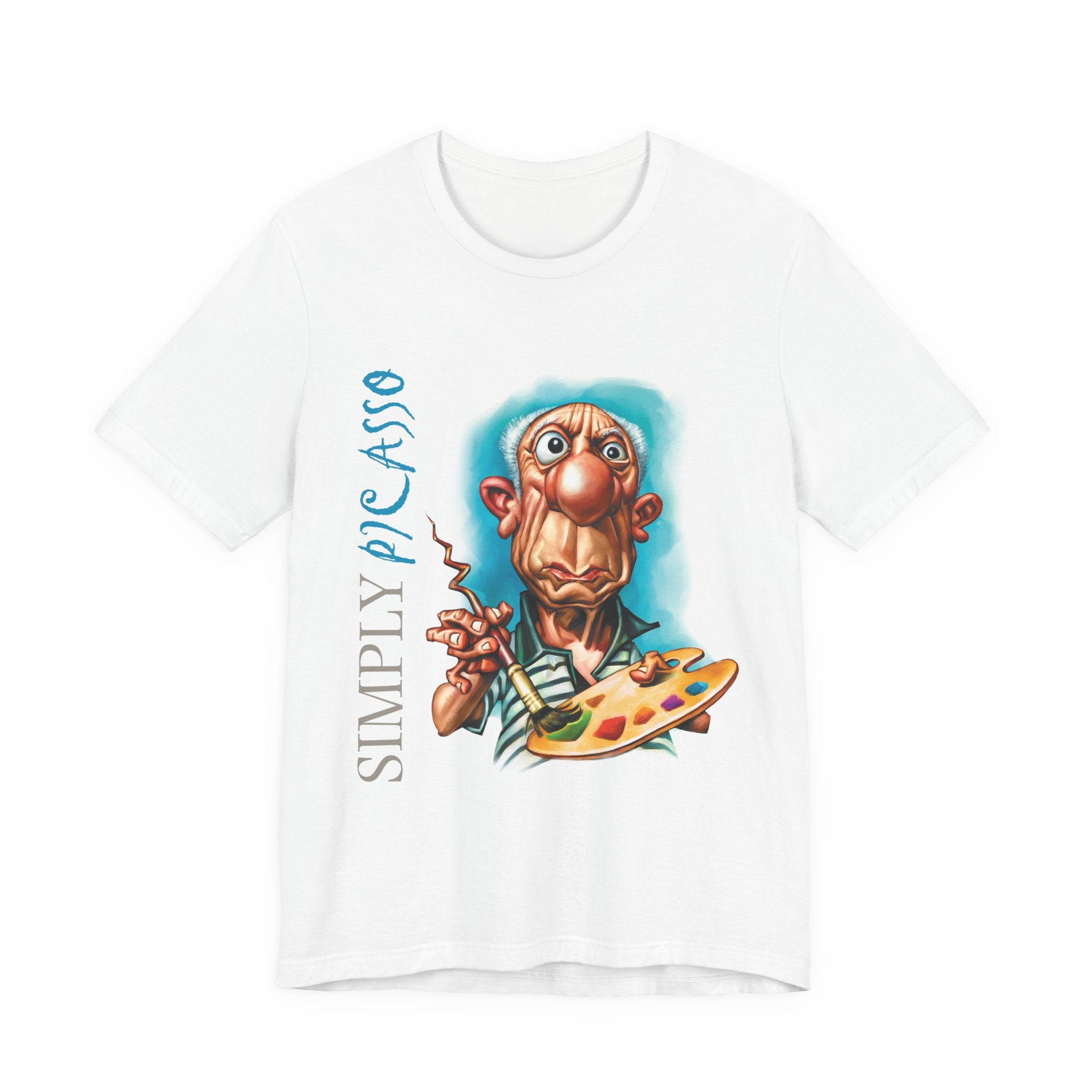 Simply Picasso Unisex Tee - Spanish Artist & Modernist Icon Lightweight T-Shirt