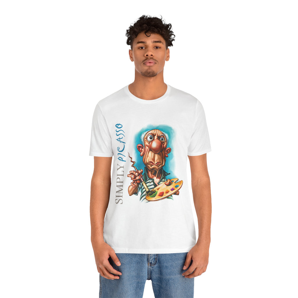 Simply Picasso Unisex Tee - Spanish Artist & Modernist Icon Lightweight T-Shirt