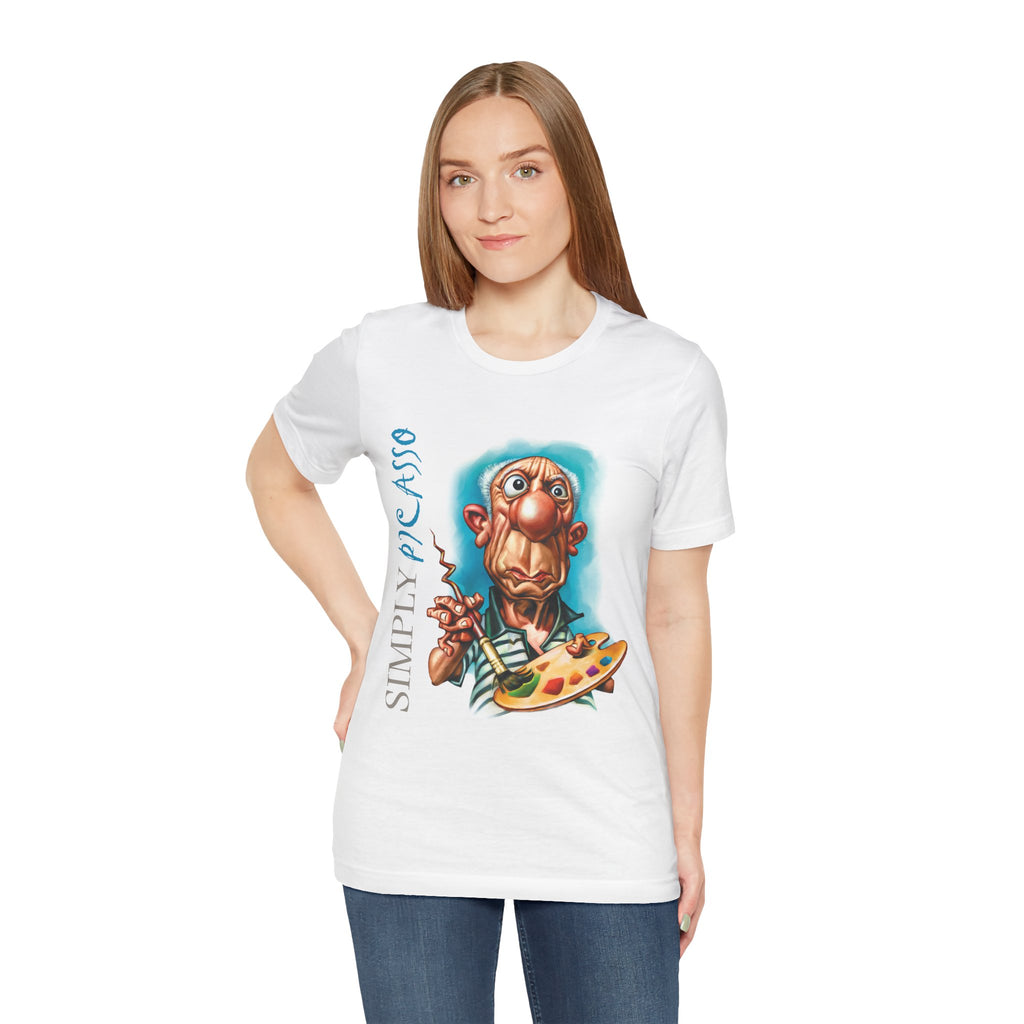 Simply Picasso Unisex Tee - Spanish Artist & Modernist Icon Lightweight T-Shirt