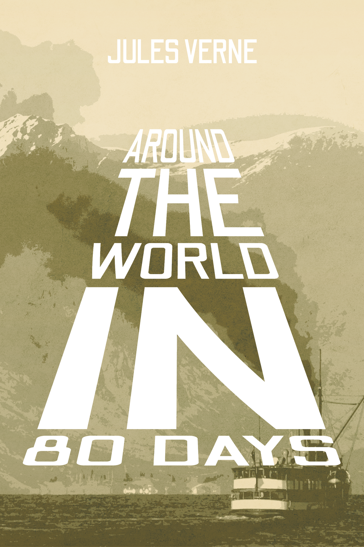 Around the World in Eighty Days — Print + Ebook bundle cover