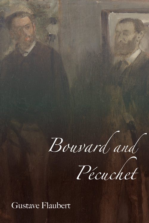 Cover of Casa Carlini's Bouvard and Pécuchet, a classic literary novel with vintage-style artwork on the front.