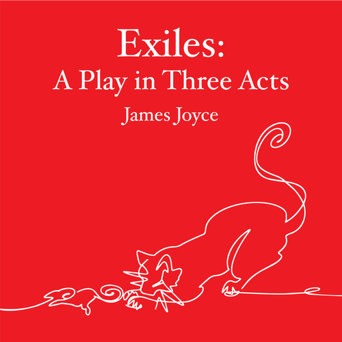 Casa Carlini Exiles audiobook featuring James Joyce, show the cover art with the title and author's name.