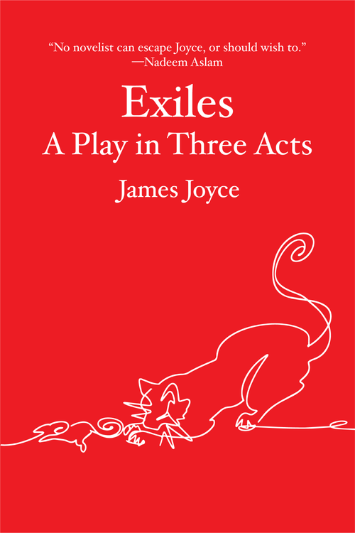 Cover image of the Casa Carlini Exiles ebook featuring James Joyce's novel with a modern, artistic design.