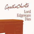 Casa Carlini audiobook cover of Agatha Christie's Lord Edgware Dies featuring a dark, vintage-inspired design with elegant typography.