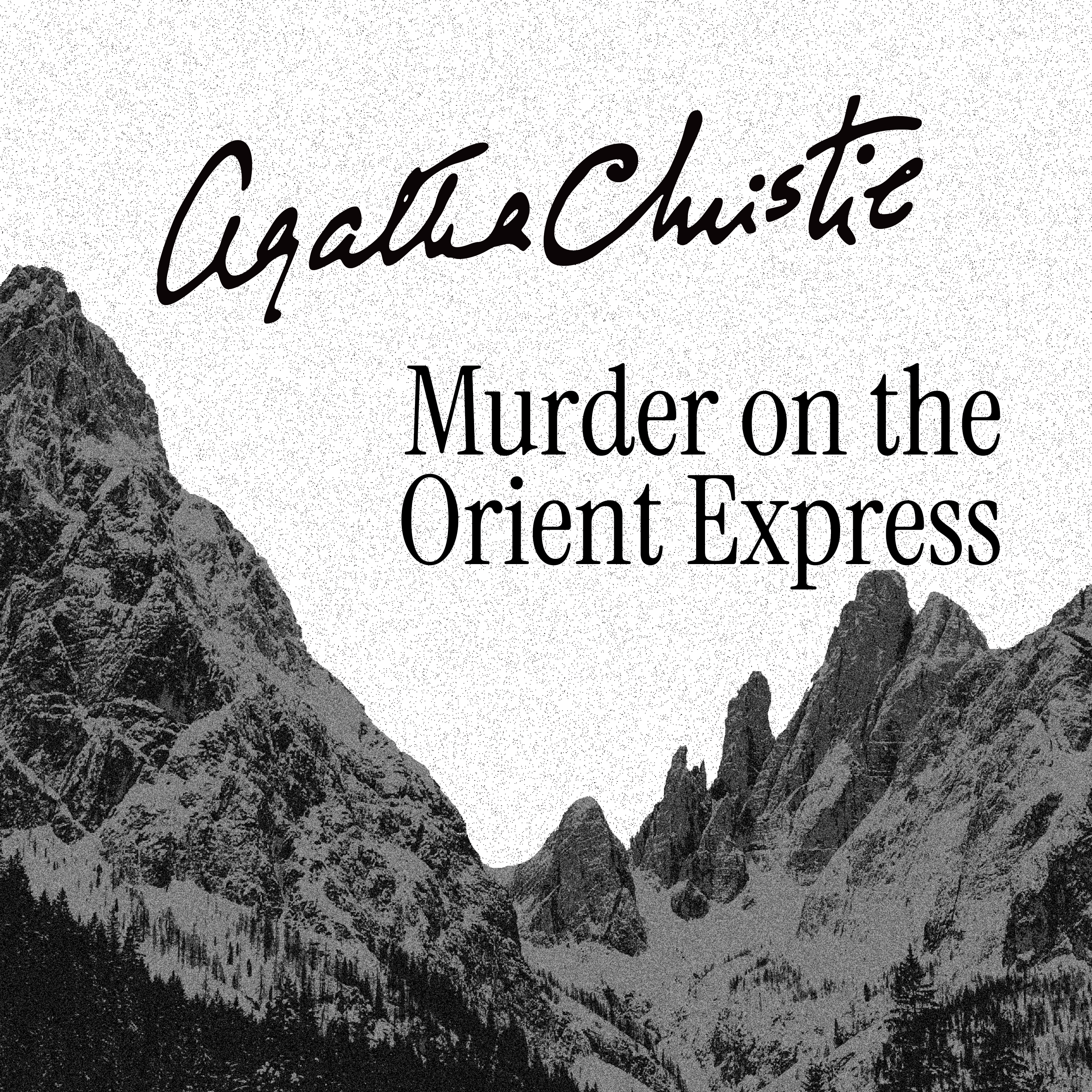 Casa Carlini audiobook of Murder on the Orient Express by Agatha Christie, featuring cover art with vintage train and detective theme