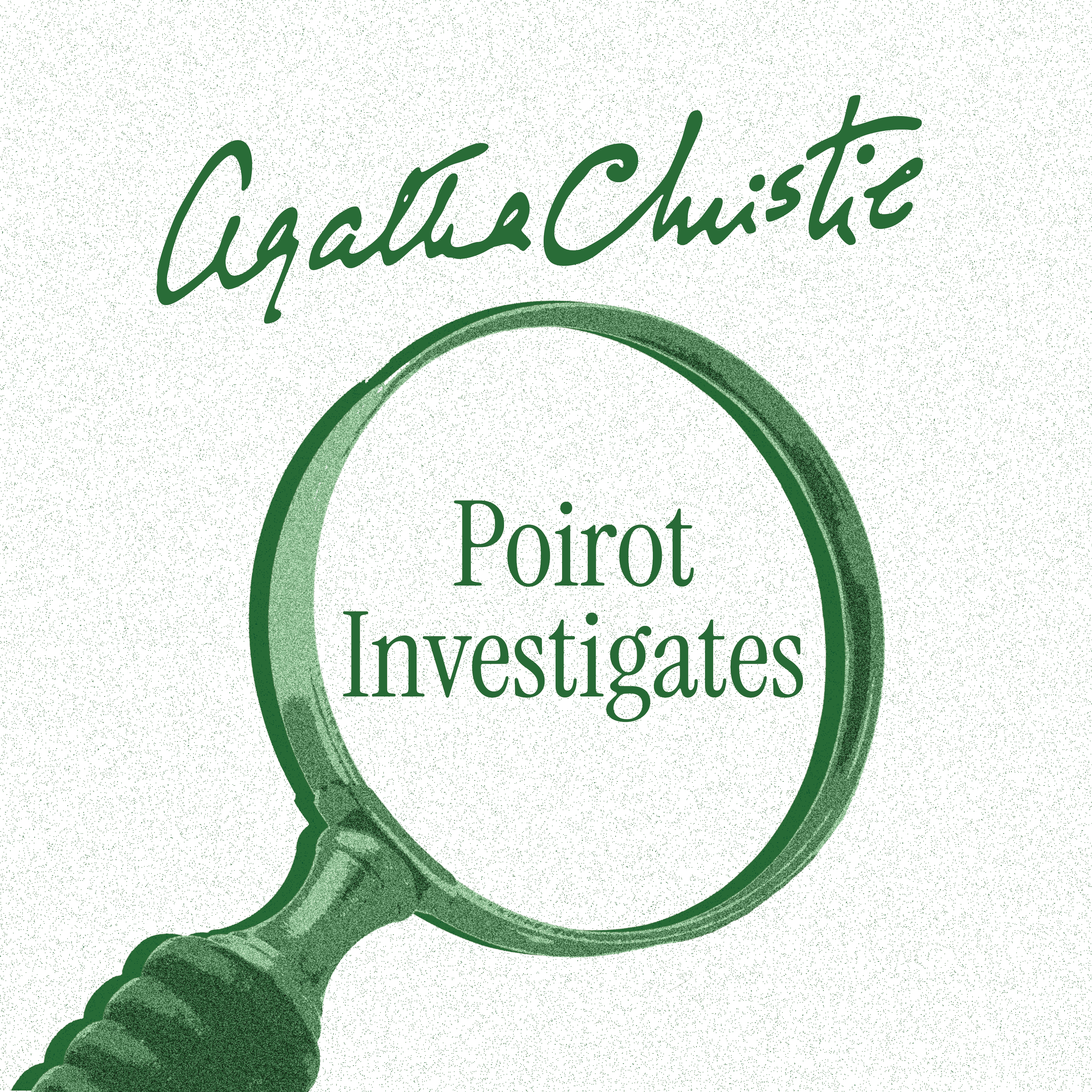 Simple cover image of "Poirot Investigates" audiobook by Agatha Christie from Casa Carlini, featuring a classic detective theme.