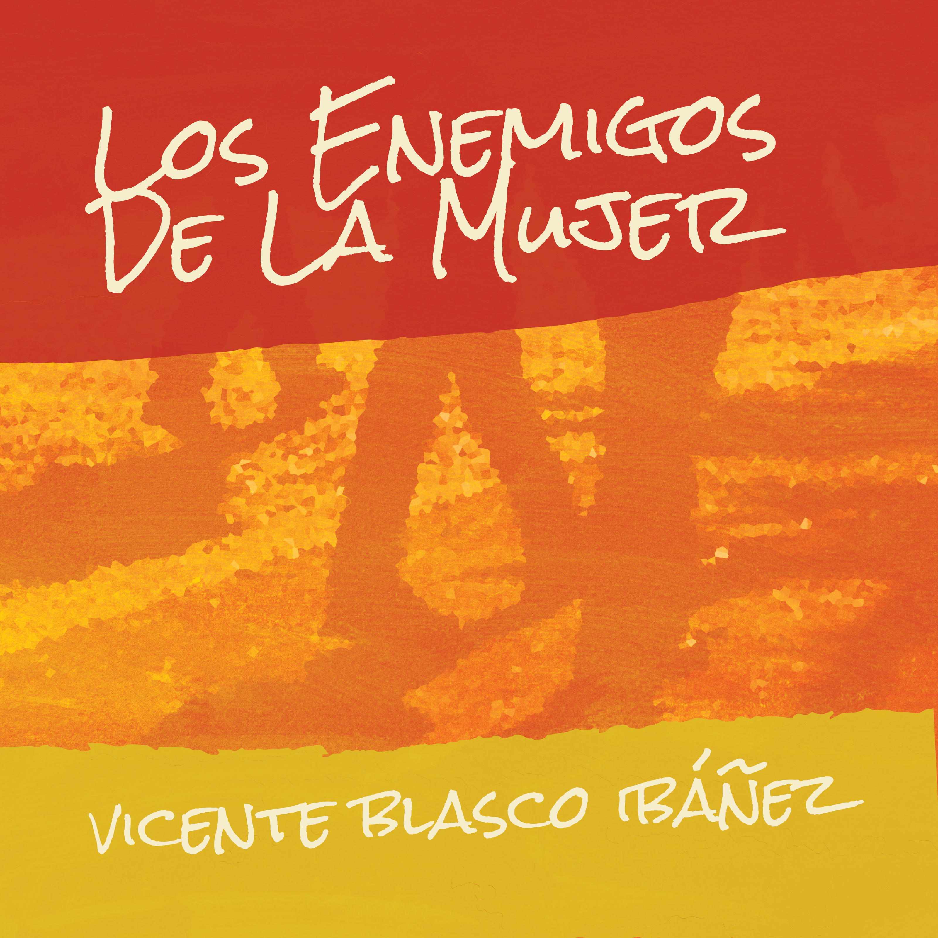 Audiobook cover for "Los Enemigos De La Mujer" by Vicente Blasco Ibanez, Spanish edition, featuring vintage artwork.