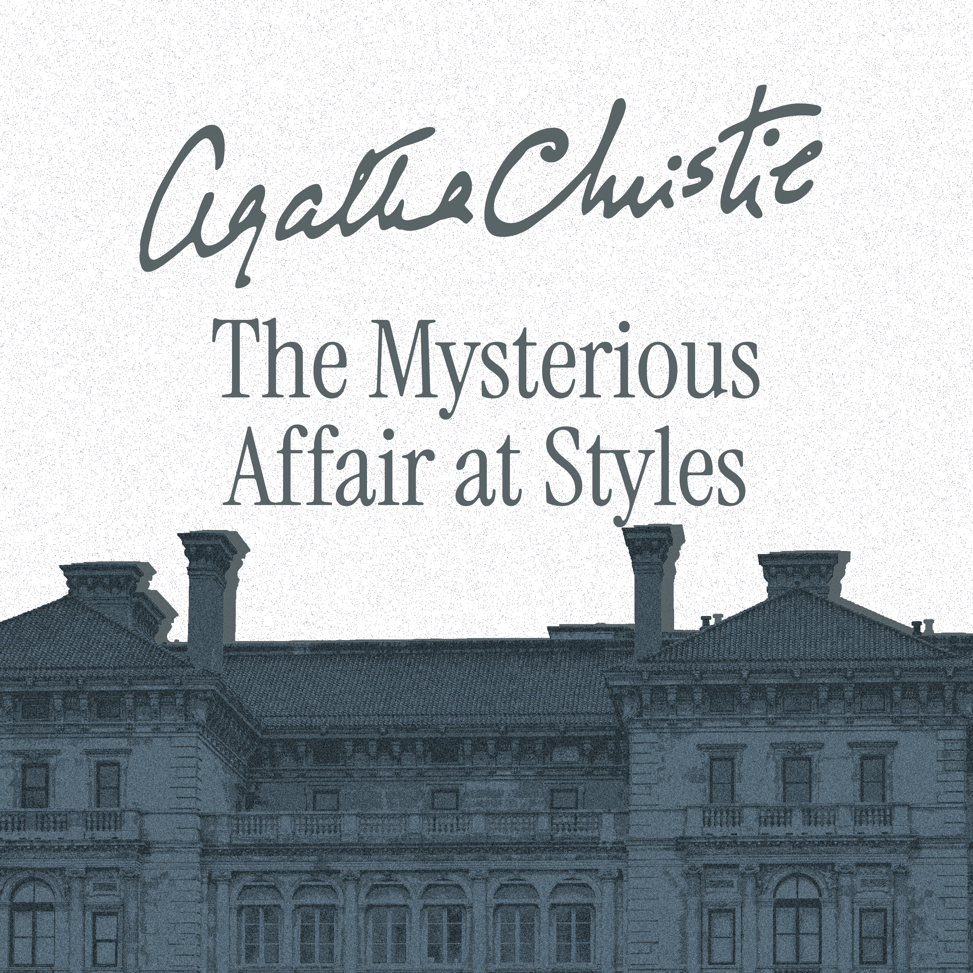 Casa Carlini audiobook cover of Agatha Christie's The Mysterious Affair at Styles featuring vintage book cover design.