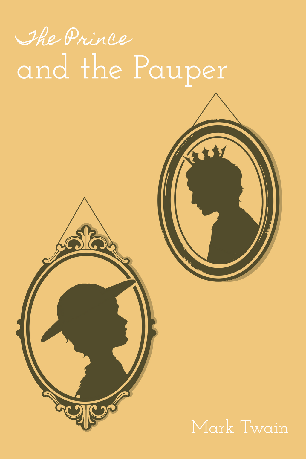 Cover image of "The Prince and the Pauper" ebook by Mark Twain, a Casa Carlini literary variation with a classic book cover design.