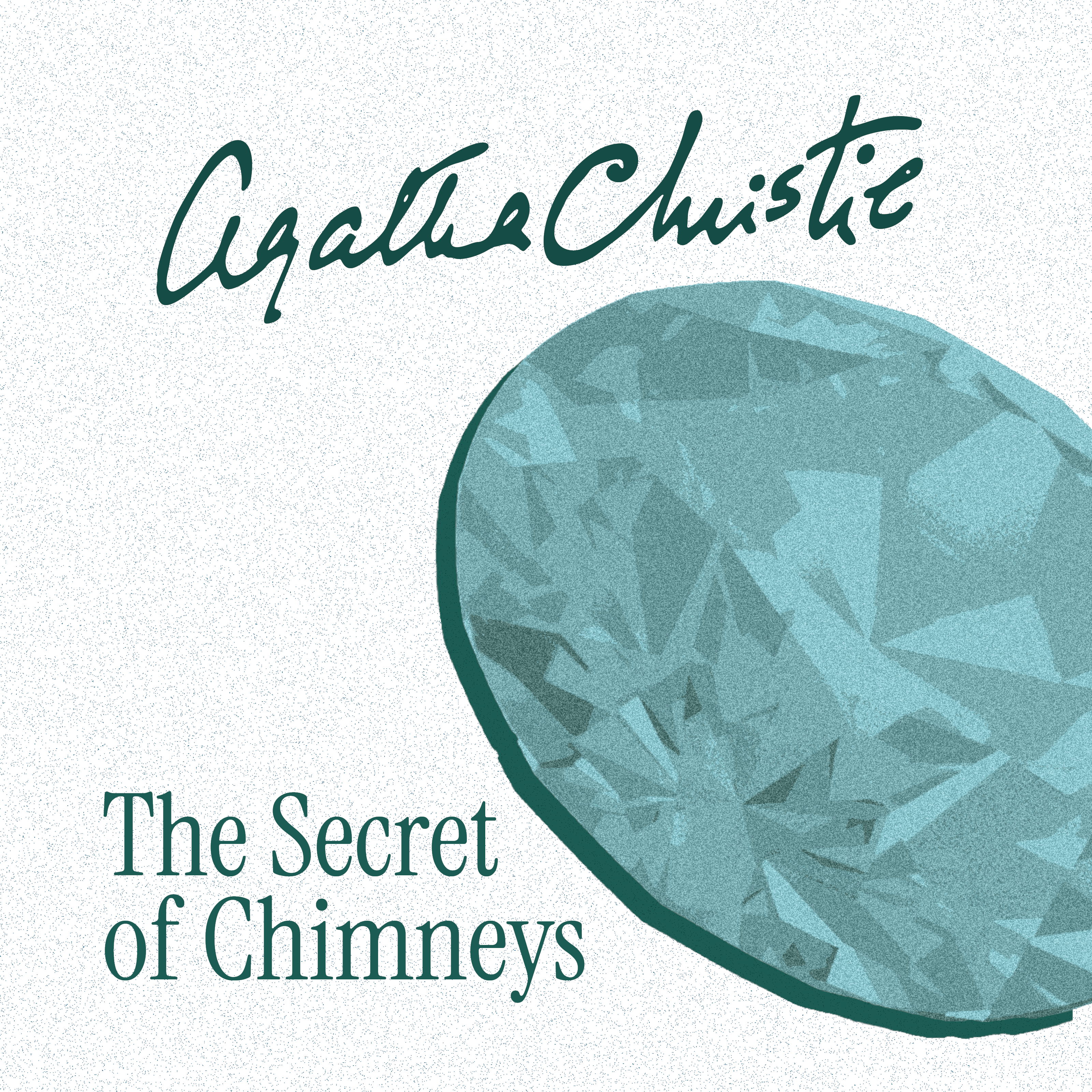 Casa Carlini audiobook cover of Agatha Christie's The Secret of Chimneys, featuring the book title and related artwork.