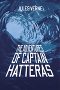 Cover image of "The Adventures of Captain Hatteras" ebook by Jules Verne, published by Casa Carlini, featuring an illustrated ship scene.