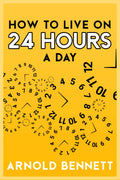 External audiobook cover for "How to Live on 24 Hours a Day" by Casa Carlini, featuring a minimalist design with title text.