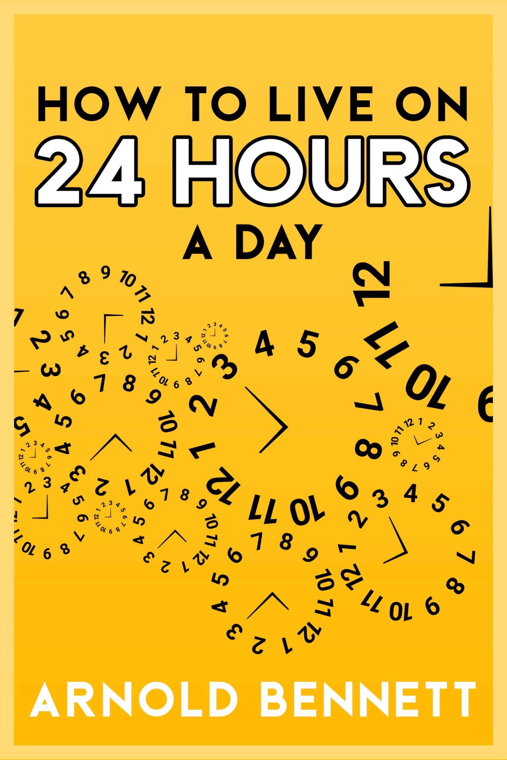 External audiobook cover for "How to Live on 24 Hours a Day" by Casa Carlini, featuring a minimalist design with title text.
