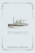 Casa Carlini external audiobook cover of The Voyage Out showing a scenic maritime scene with a ship and ocean view.