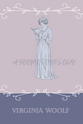 Simple Casa Carlini audiobook cover of "A Room of One’s Own" featuring a minimalist design with elegant typography.
