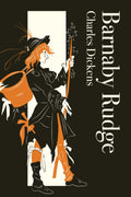 Simple Casa Carlini audiobook cover of Barnaby Rudge featuring classic Dickens illustration style