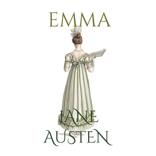 Casa Carlini Emma audiobook variation cover art, featuring a simple design with the title Emma and brand branding.
