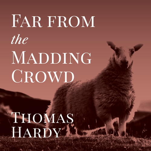 Casa Carlini simple audiobook cover of Far from the Madding Crowd with classic artwork and title text visible.