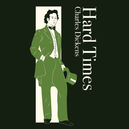 Simple audiobook cover image for "Hard Times" by Casa Carlini, featuring minimalistic design and title text.