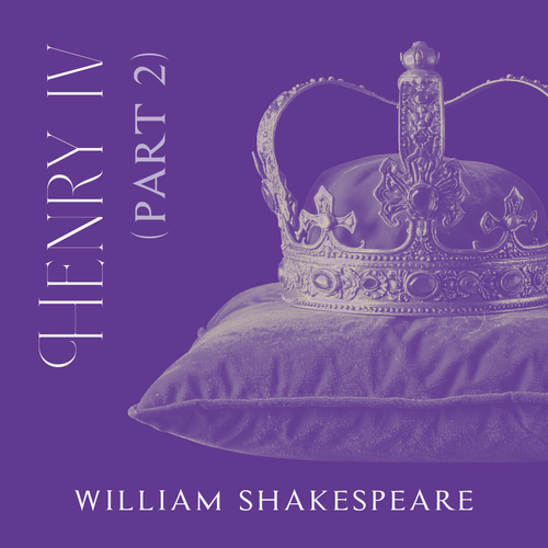 Casa Carlini audiobook cover for Henry IV, Part 2, featuring a simple design with historical and literary themes.