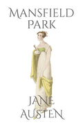 Simple Casa Carlini audiobook cover of Mansfield Park featuring classic design and elegant typography.