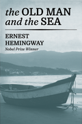Casa Carlini audiobook of The Old Man and the Sea, featuring a simple cover design and a scenic maritime illustration.