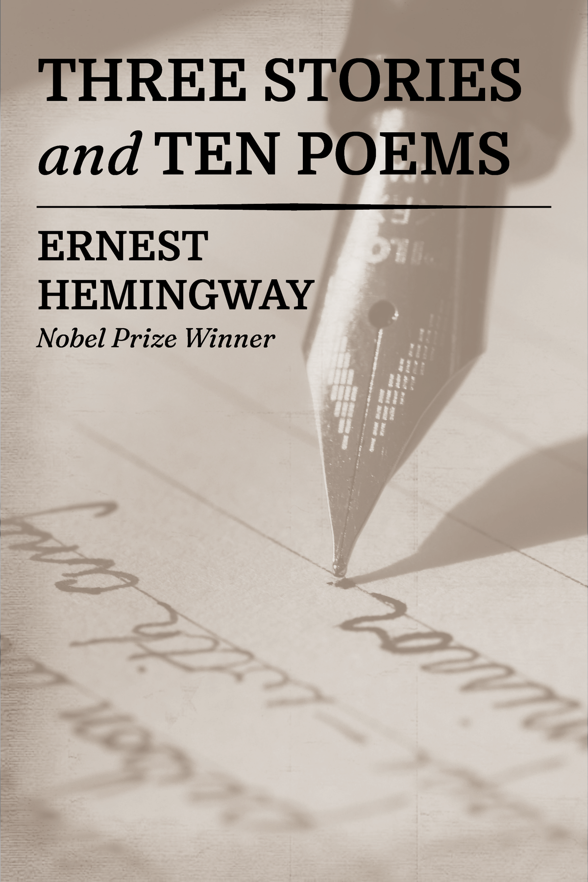 Three Stories & Ten Poems — Print + Ebook bundle cover