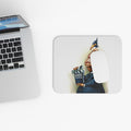 Alfred Hitchcock-Inspired Mousepad – Style, Comfort, and Suspenseful Genius - 9" × 8", Rectangle