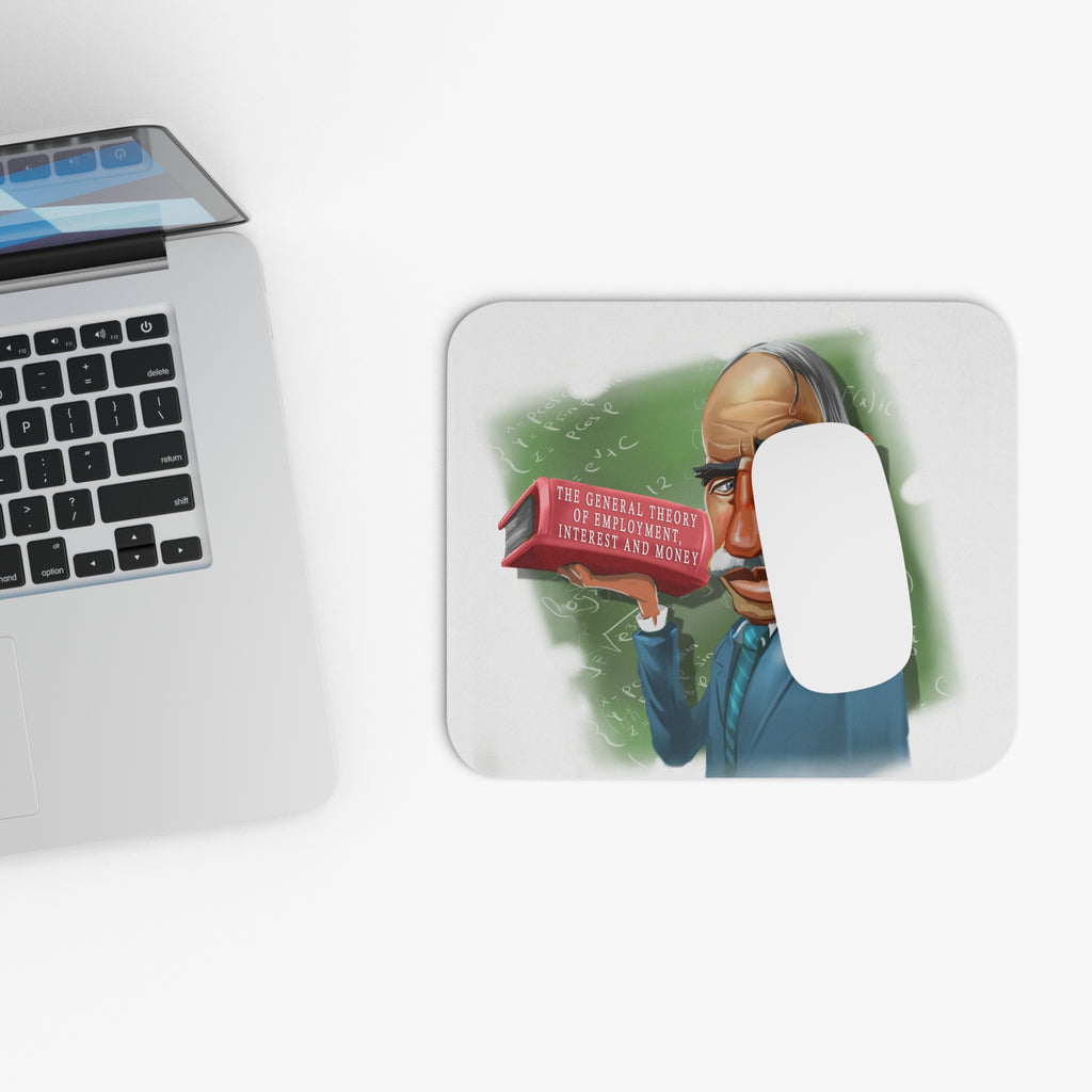 John Maynard Keynes-Inspired Mousepad – Style, Comfort, and Economic Genius - 9" × 8", Rectangle
