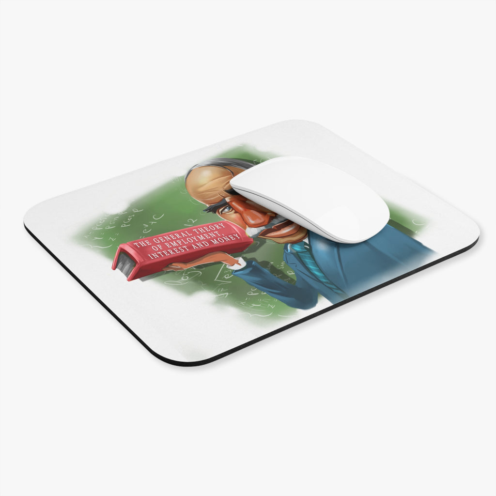 John Maynard Keynes-Inspired Mousepad – Style, Comfort, and Economic Genius - 9" × 8", Rectangle