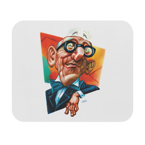 Le Corbusier-Inspired Mousepad – Style, Comfort, and Modernist Genius - 9" × 8", Rectangle