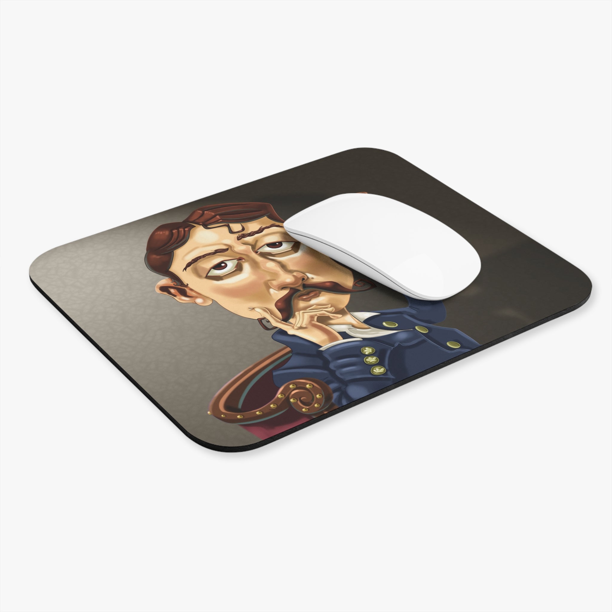 Marcel Proust-Inspired Mousepad – Style, Comfort, and Remembrance Genius - 9" × 8", Rectangle