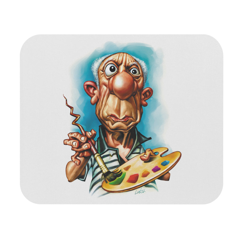 Pablo Picasso-Inspired Mousepad – Style, Comfort, and Cubist Genius - 9" × 8", Rectangle