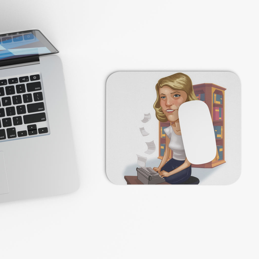 Sylvia Plath-Inspired Mousepad – Style, Comfort, and Confessional Genius - 9" × 8", Rectangle