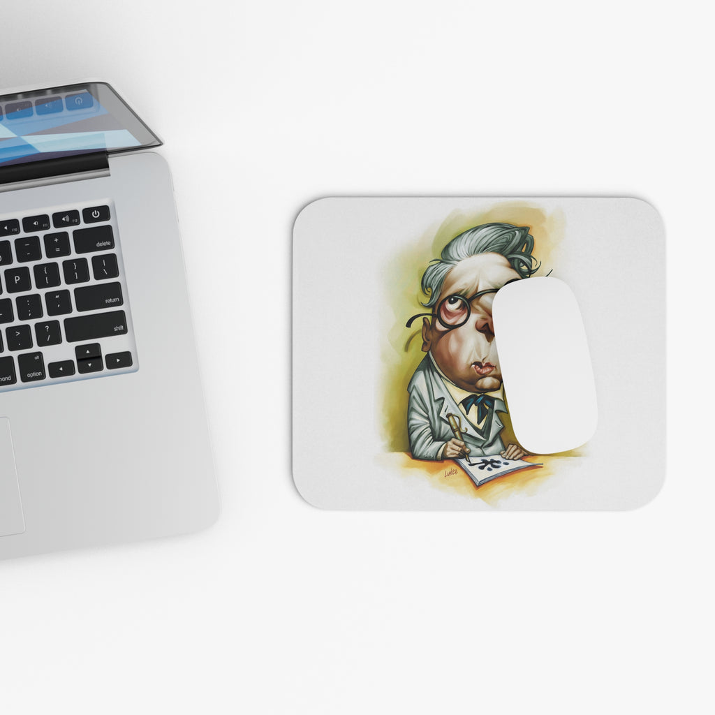 W. B. Yeats-Inspired Mousepad – Style, Comfort, and Poetic Genius - 9" × 8", Rectangle