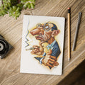 Igor Stravinsky Softcover Journal — Illustrated Retro Portrait Notebook for Writers & Gifts