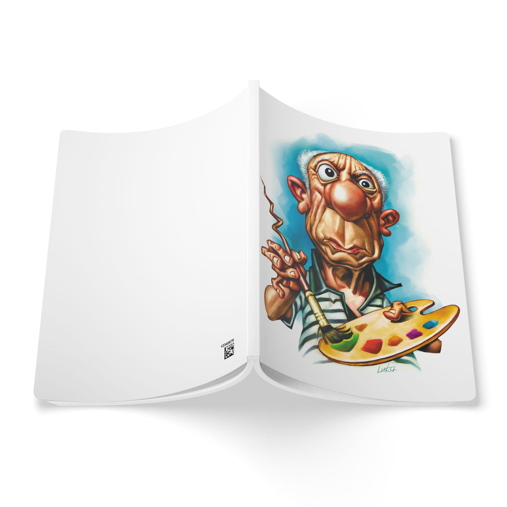 Pablo Picasso Softcover Journal — Illustrated Retro Portrait Notebook for Writers & Gifts