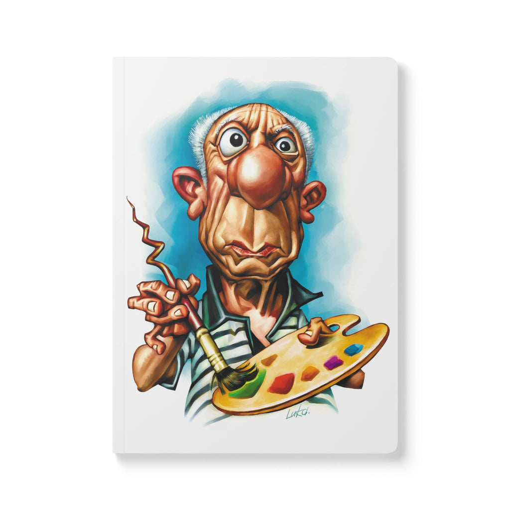 Pablo Picasso Softcover Journal — Illustrated Retro Portrait Notebook for Writers & Gifts