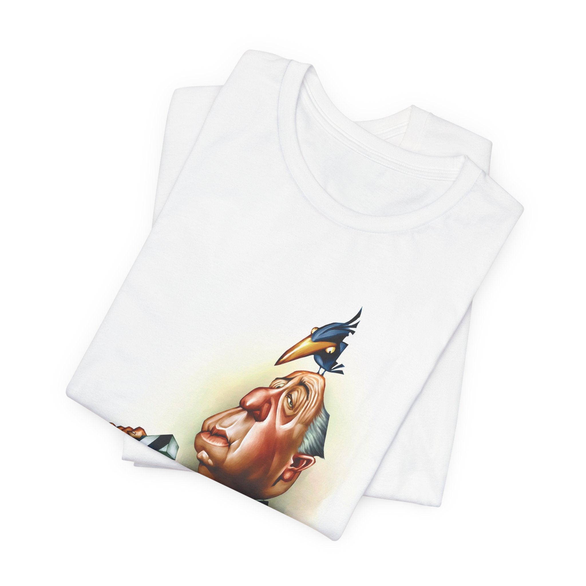 Alfred Hitchcock Unisex Tee - Master of Suspense Film Director Lightweight T-Shirt