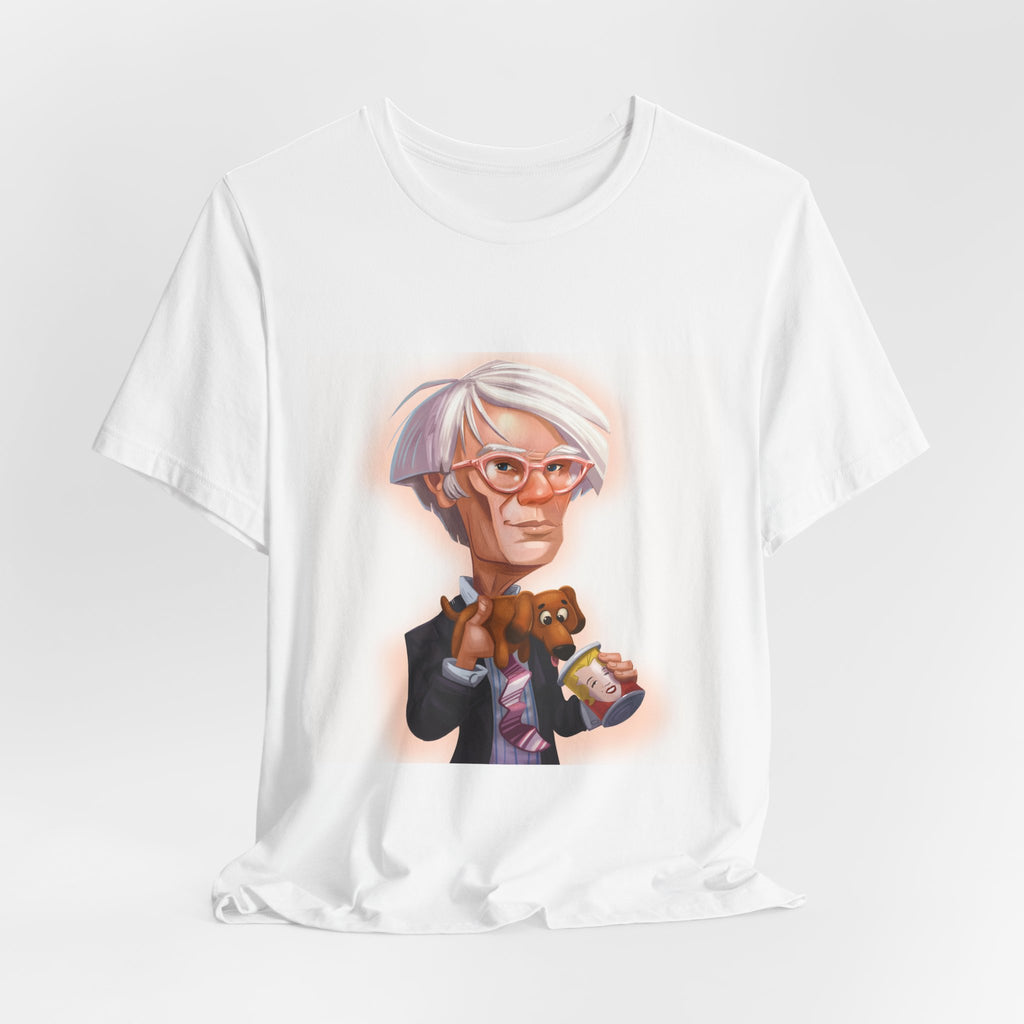 Andy Warhol Unisex Tee - American Pop Artist & Cultural Icon Lightweight T-Shirt