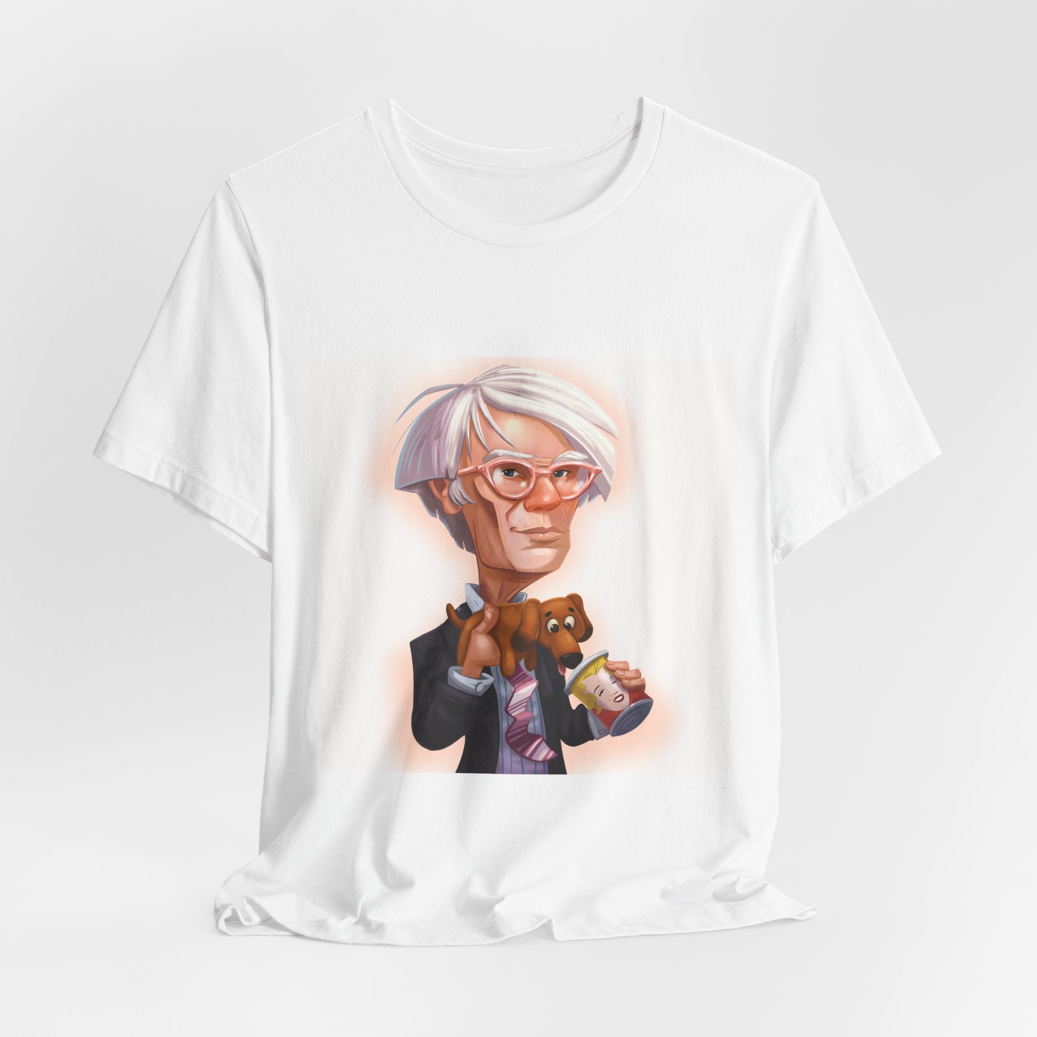Andy Warhol Unisex Tee - American Pop Artist & Cultural Icon Lightweight T-Shirt