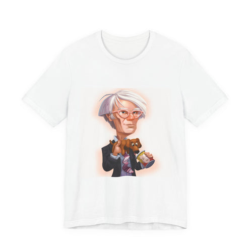 Andy Warhol Unisex Tee - American Pop Artist & Cultural Icon Lightweight T-Shirt