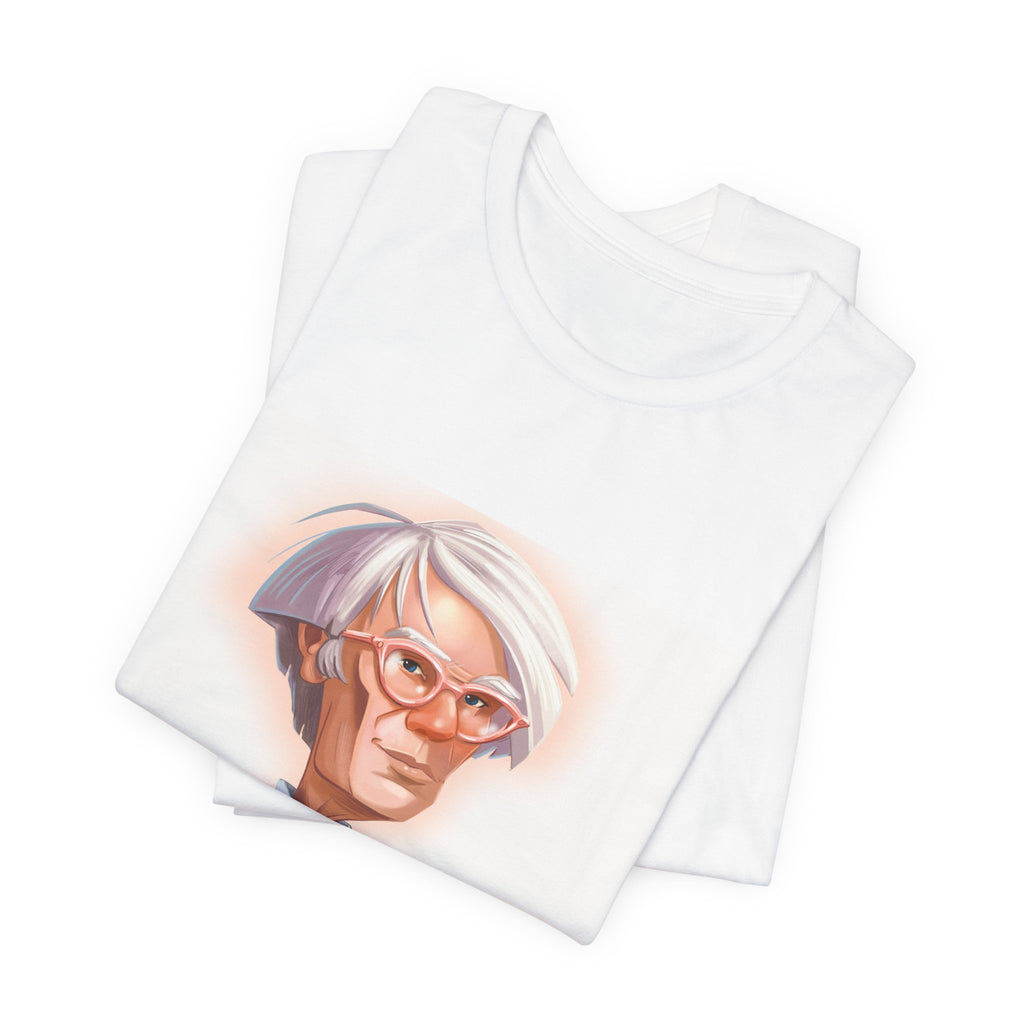 Andy Warhol Unisex Tee - American Pop Artist & Cultural Icon Lightweight T-Shirt