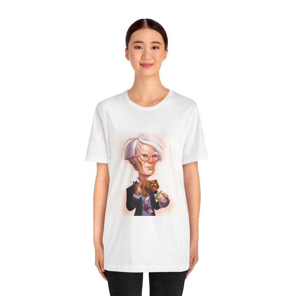 Andy Warhol Unisex Tee - American Pop Artist & Cultural Icon Lightweight T-Shirt