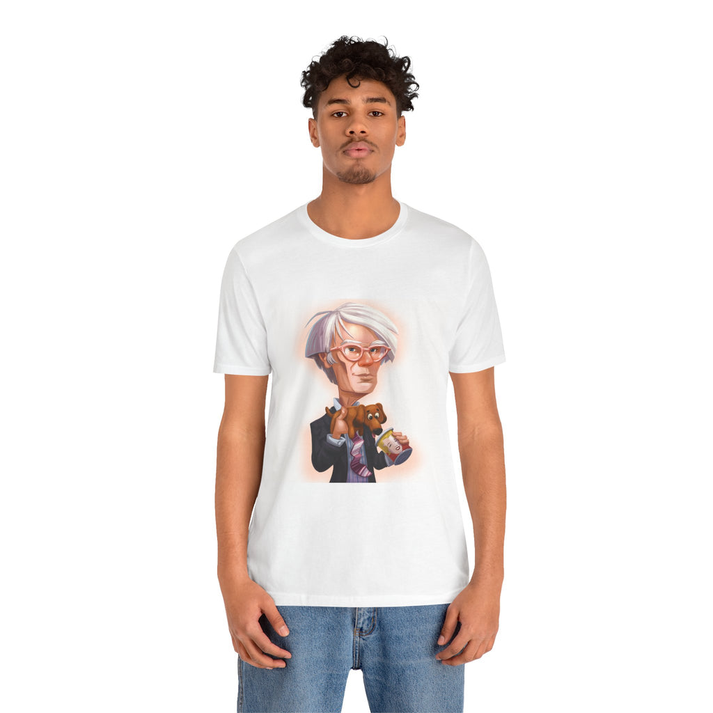 Andy Warhol Unisex Tee - American Pop Artist & Cultural Icon Lightweight T-Shirt